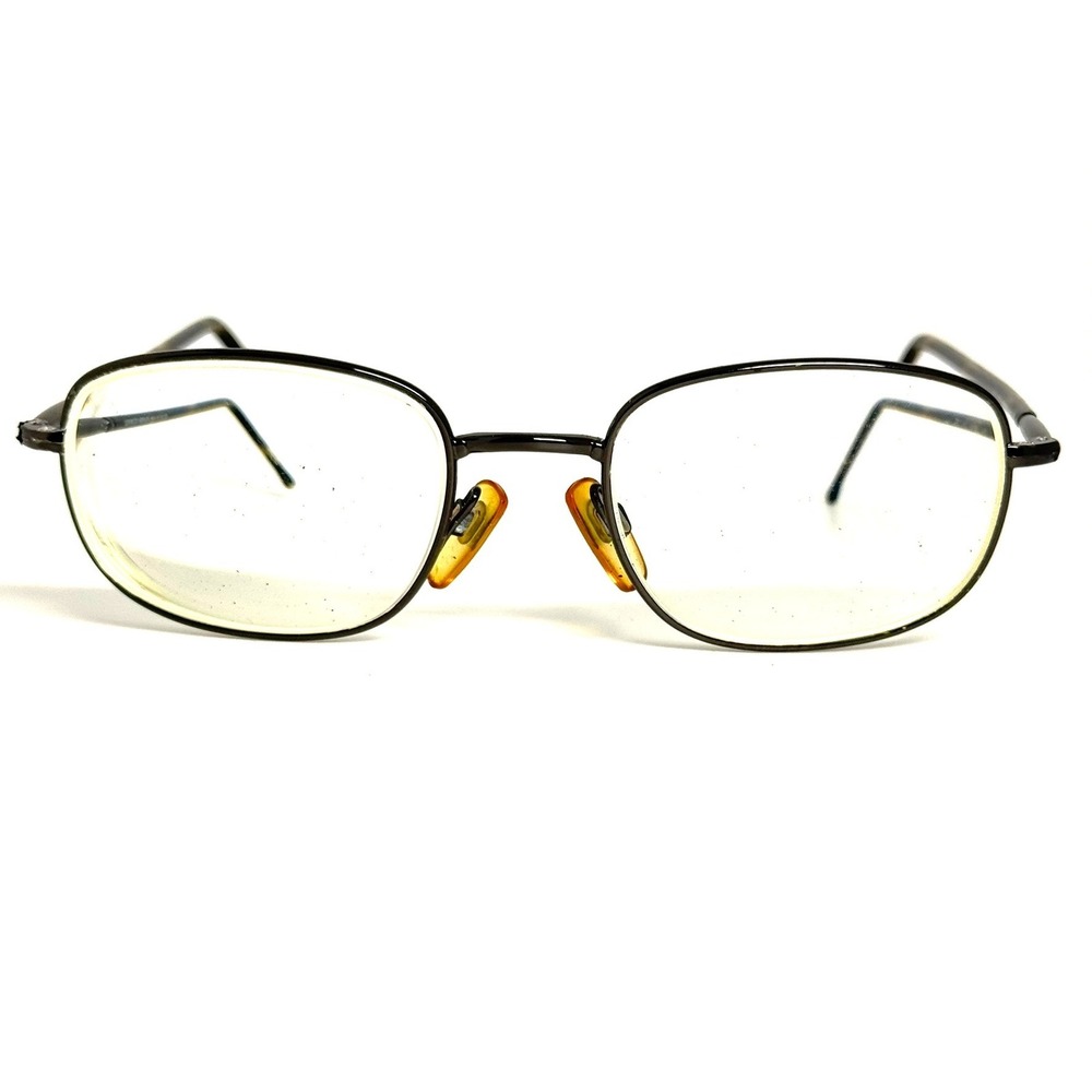 Giorgio Armani 267 976 Vintage Oval Eyeglasses Tortoise Gunmetal Italy 52-20-140